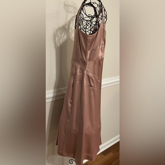 Silk Dress LOFT Short Women’s sz 4 Silk Dress Cocktail Dress Wedding Black Tie - Picture 15 of 15